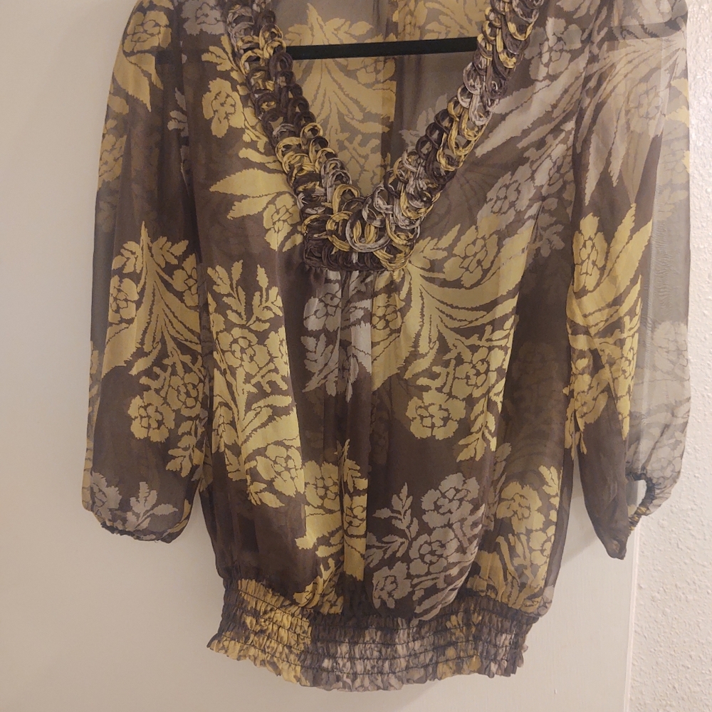 Sheer blouse